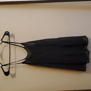 Black, Sheer Dress